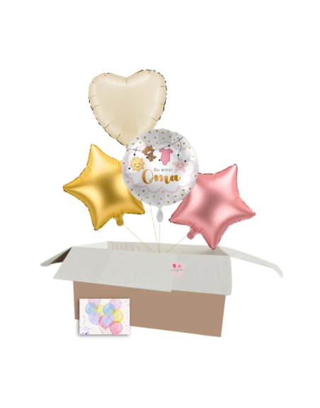 Du wirst Oma! – Heliumgefüllter Ballon für den besonderen Moment 🎀🎈