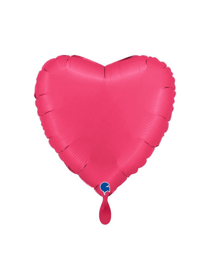 Satin Lipstick Herzballon – Premium Dekoballon