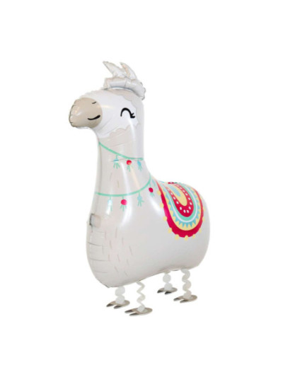 Walking Balloon Buddie Lama 93cm – Heliumgefüllter Ballon