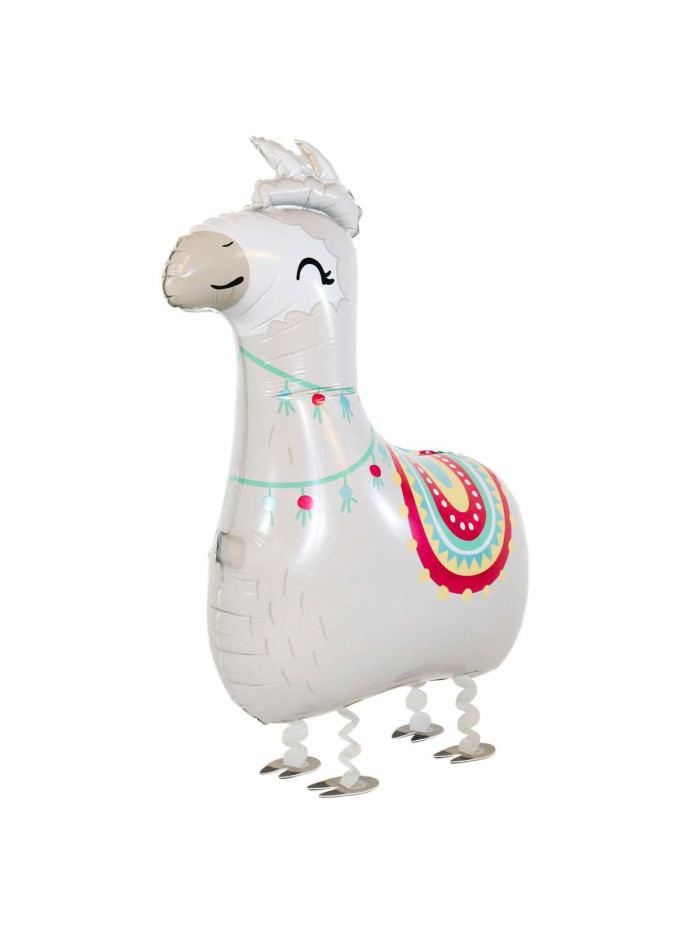 Walking Balloon Buddie Lama 93cm – Heliumgefüllter Ballon
