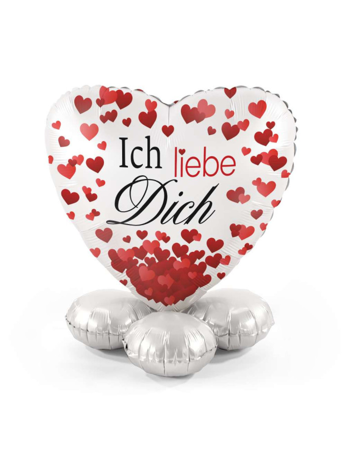 Ballon Bouquet "I Love You" – Perfektes Geschenk für Valentinstag oder Zwischendurch