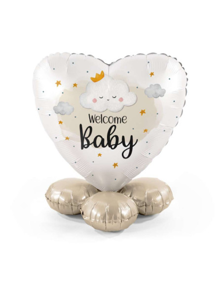 Ballon Bouquet "Little Cloud" – Niedliche Deko für Babyparty oder Geburt!