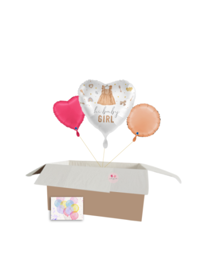 „Hi Baby Girl“ Ballon-Set – Perfektes Geschenk zur Geburt! 🎈💙