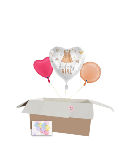 „Hi Baby Girl“ Ballon-Set – Perfektes Geschenk zur Geburt! 🎈💙